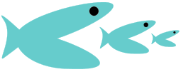 three fish graphic